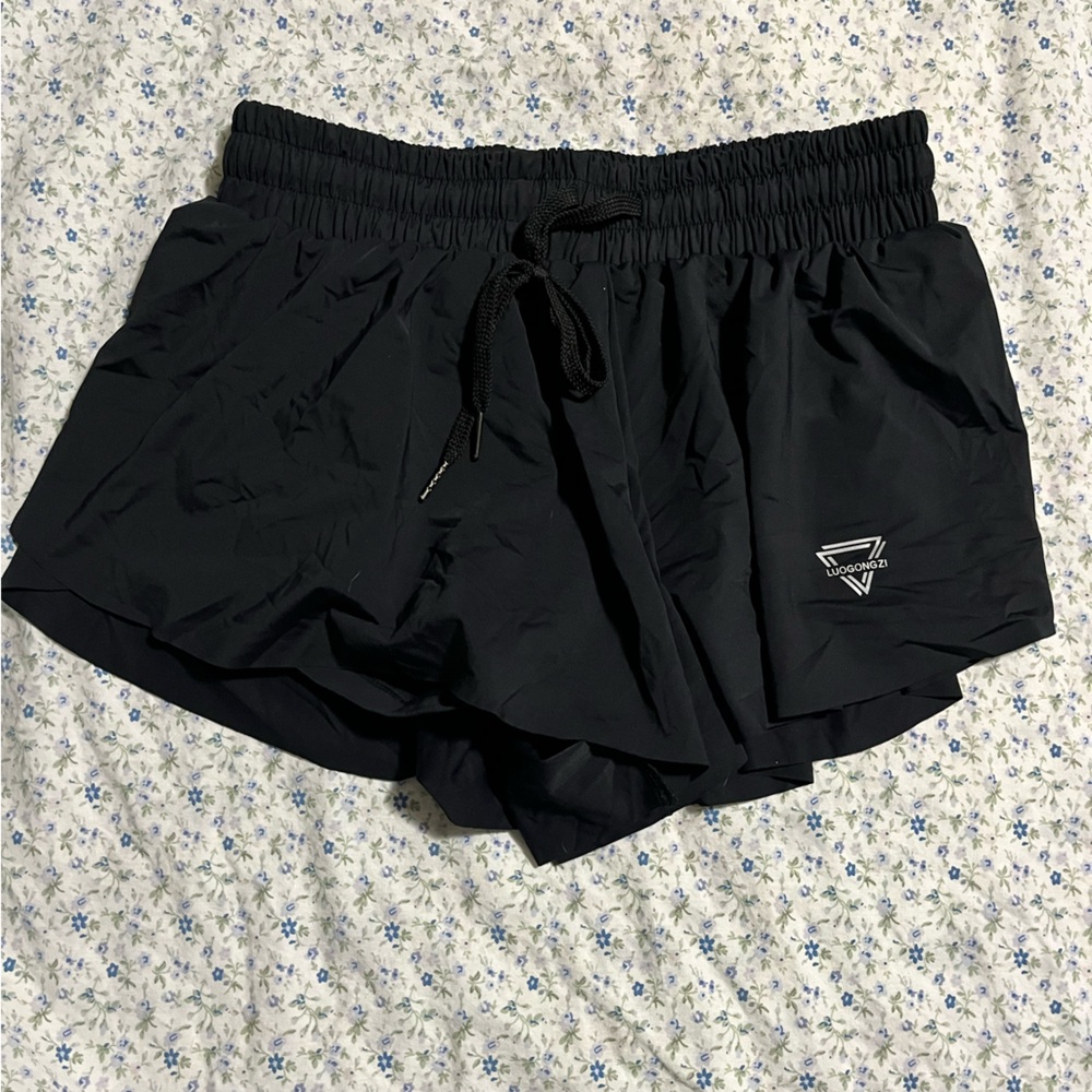 Women's Black Athletic Shorts